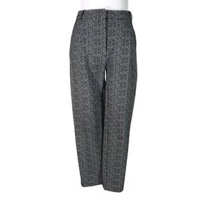MaxMara Weekend Graphic Textured Cropped Trousers